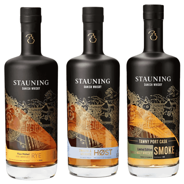 Stauning Whisky Pakken – Høst, Rye og Smoke i Enestående Selskab